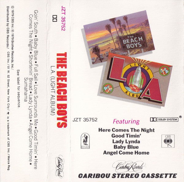 The Beach Boys - L.A. (Light Album) (CASSETTE) | Excellent (EX) Excellent (EX)--