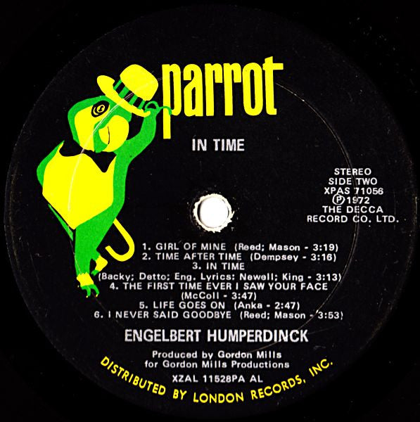 Engelbert Humperdinck - In Time | Near Mint (NM) Near Mint (NM)-