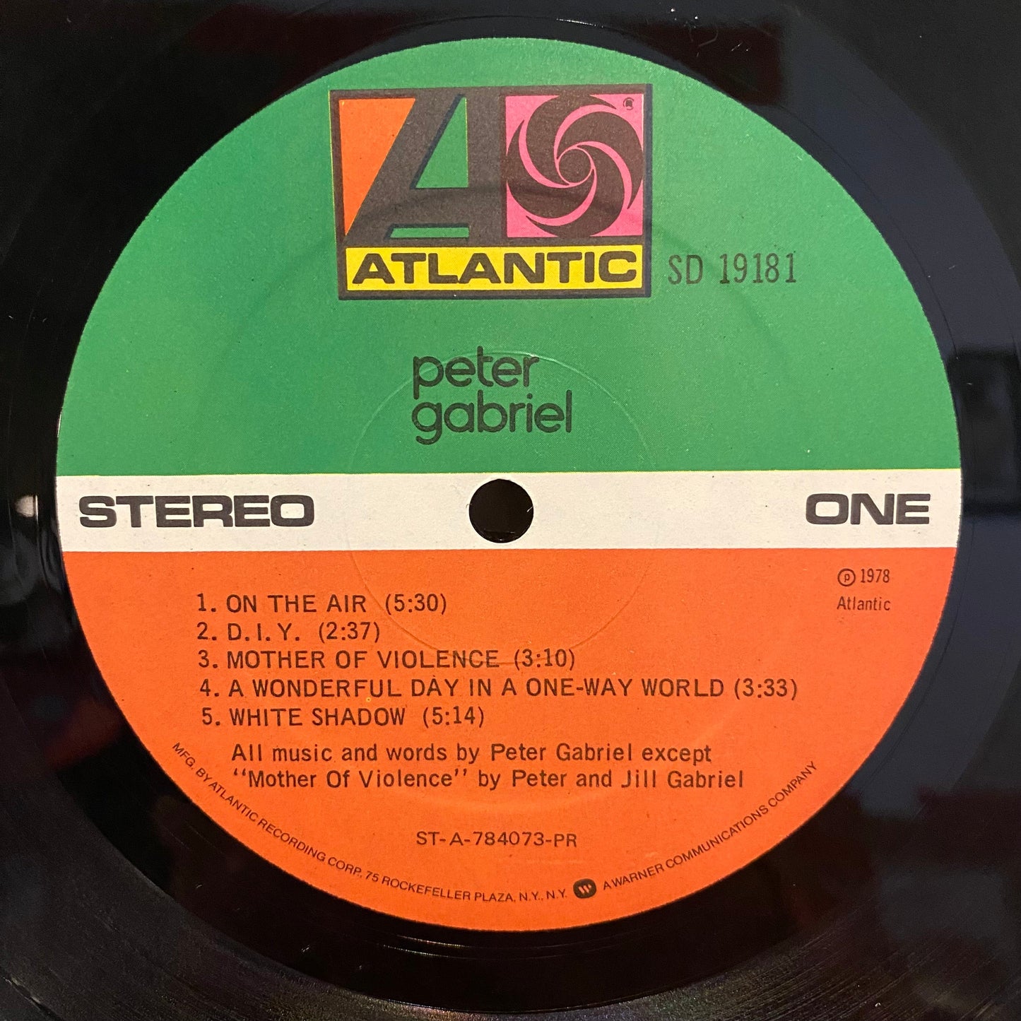 Peter Gabriel - Peter Gabriel *PRESWELL PROMO* | Near Mint (NM) Near Mint (NM)-