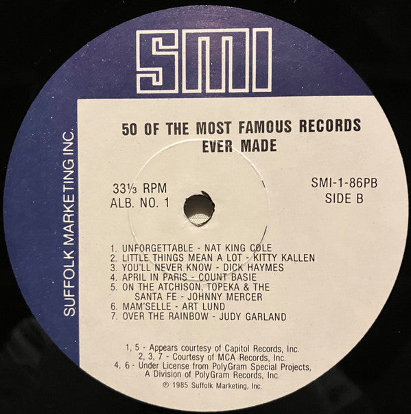 Various - 50 Of The Most Famous Records Ever Made Album No. 1 | Near Mint (NM) Near Mint (NM)-