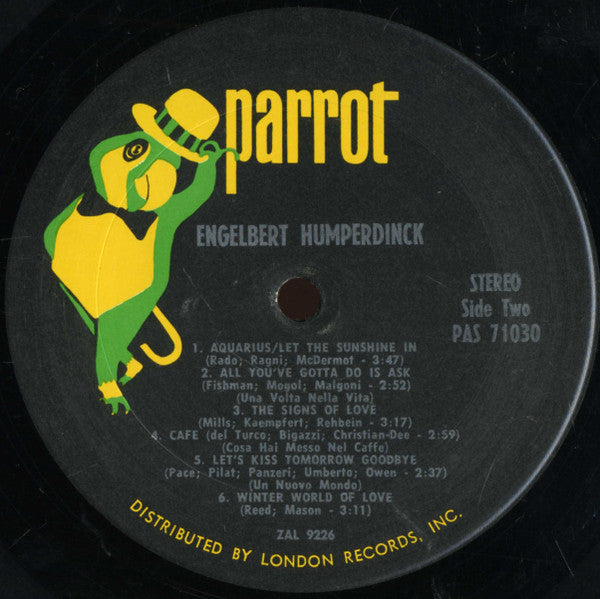 Engelbert Humperdinck - Engelbert Humperdinck *TERRE HAUTE* | Near Mint (NM) Near Mint (NM)--