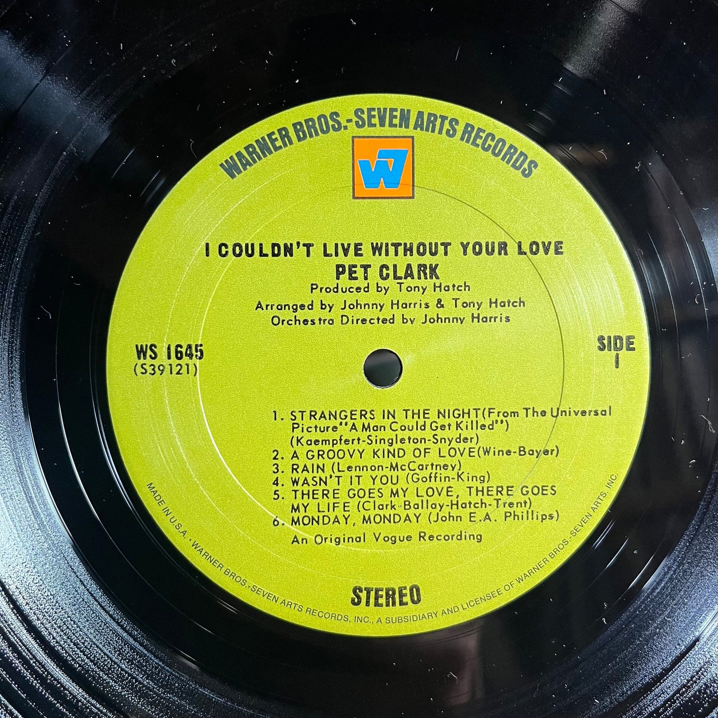 Petula Clark - I Couldn't Live Without Your Love *STEREO-REPRESS* | Near Mint (NM) Excellent (EX)--