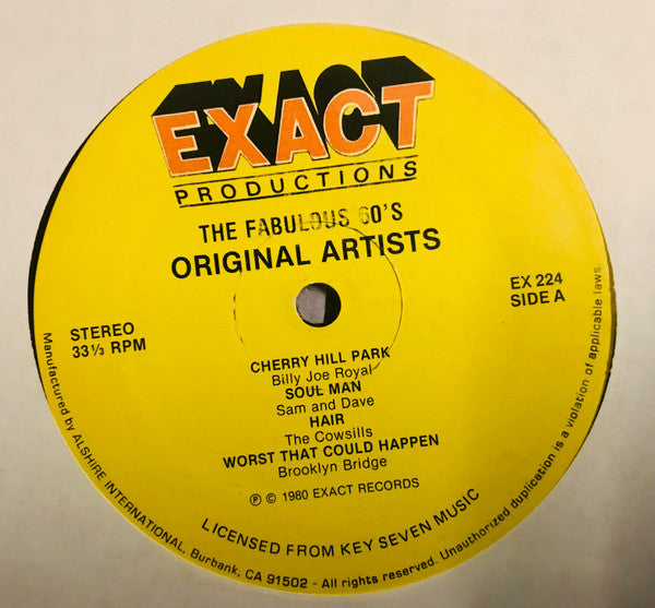 Various - The Fabulous 60's | Near Mint (NM) Near Mint (NM)--