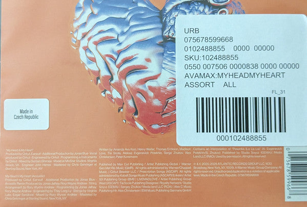 My Head & My Heart (7") | Near Mint (NM) Near Mint (NM)-