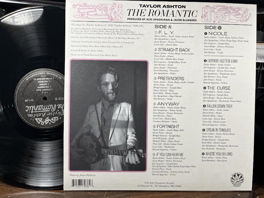 Taylor Ashton - The Romantic (VINYL) *SIGNED* | Near Mint (NM or M-)--