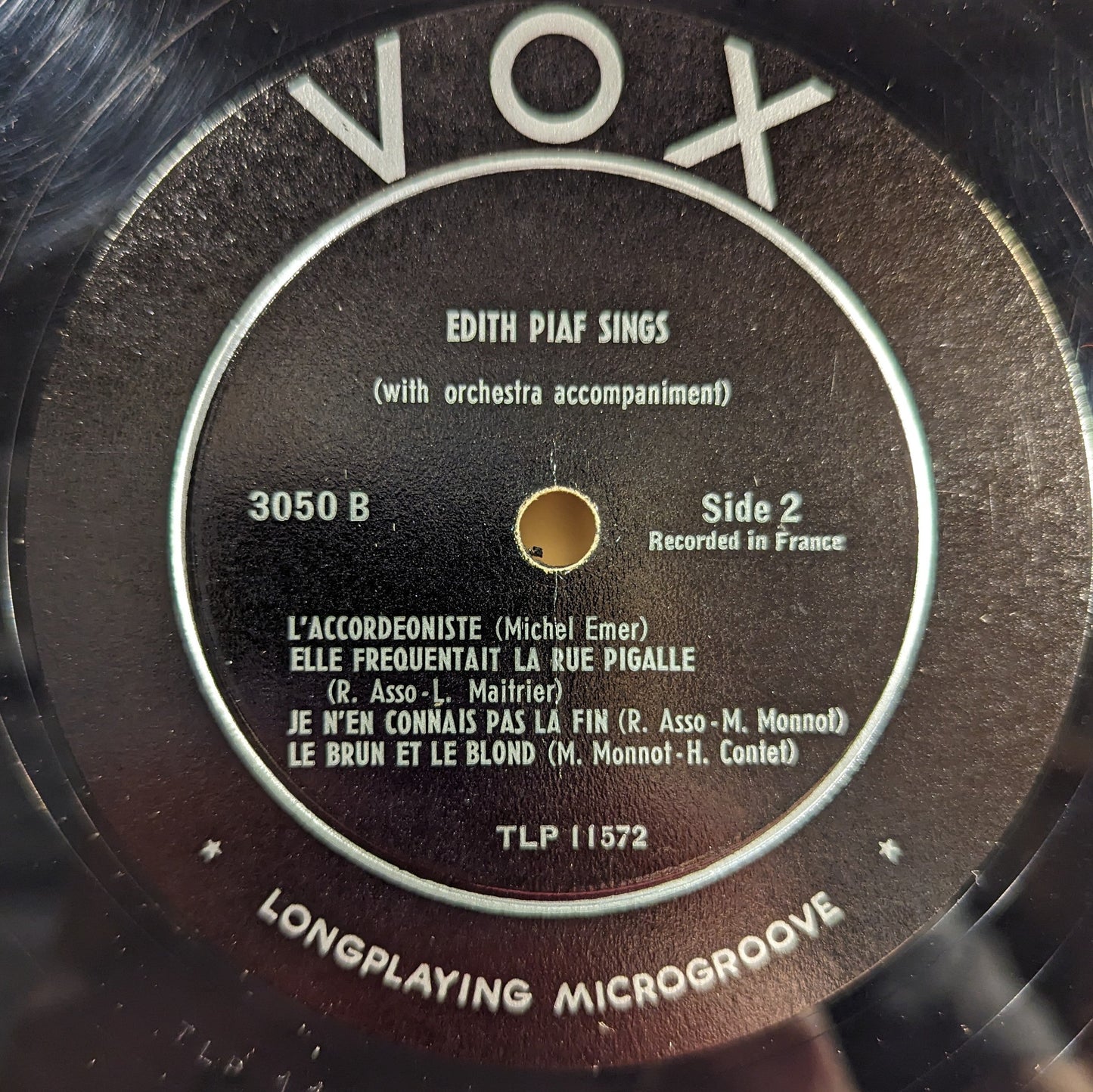 Edith Piaf - Edith Piaf Sings | Very Good (VG) Excellent (EX)--