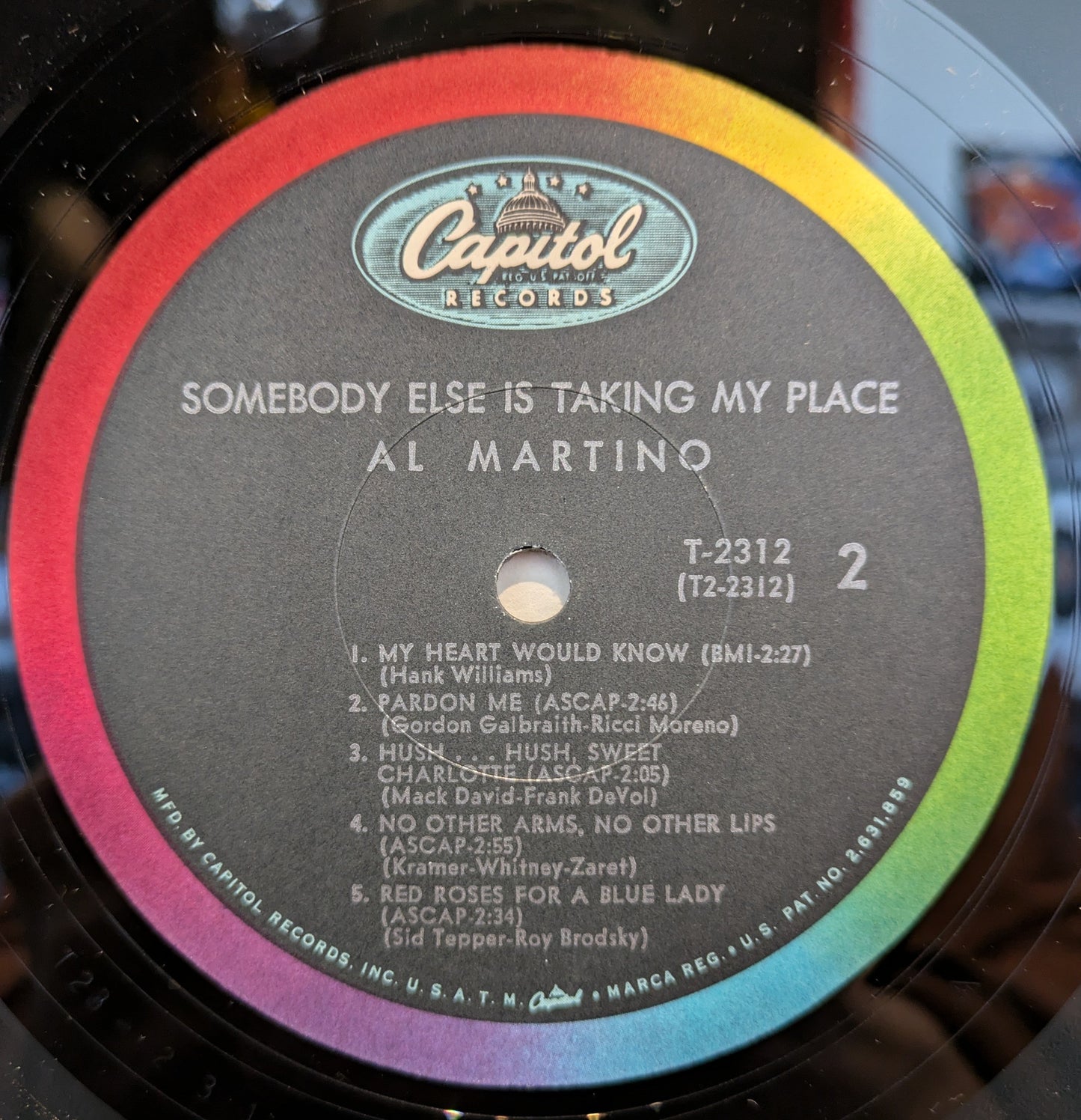 Al Martino - Somebody Else Is Taking My Place *SHRINK* | Very Good (VG) Near Mint (NM)--
