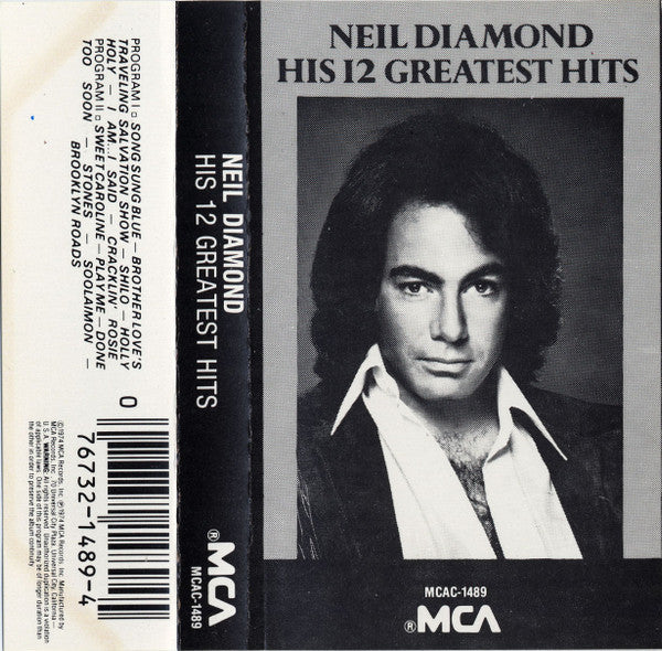 His 12 Greatest Hits (CASSETTE) | Mint (M) Mint (M)-