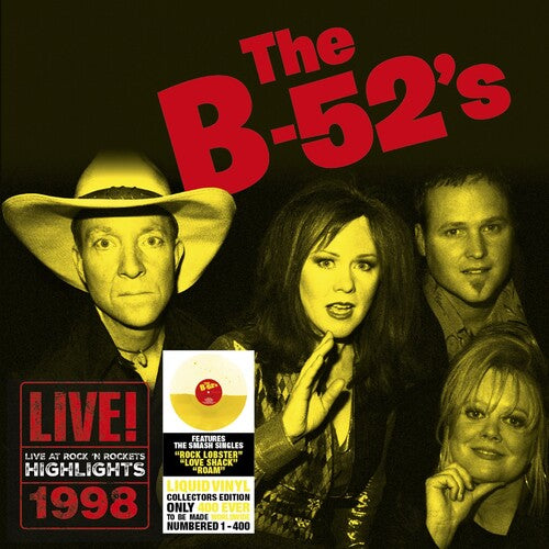The B-52's - Live at Rock 'N Rockets (YELLOW LIQUID VINYL) |-
