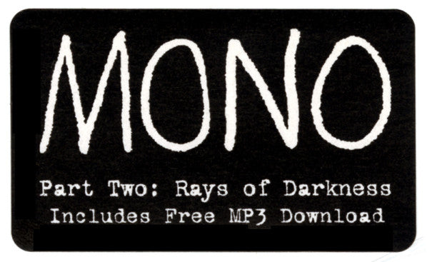 Rays Of Darkness | Mint (M) Mint (M)-