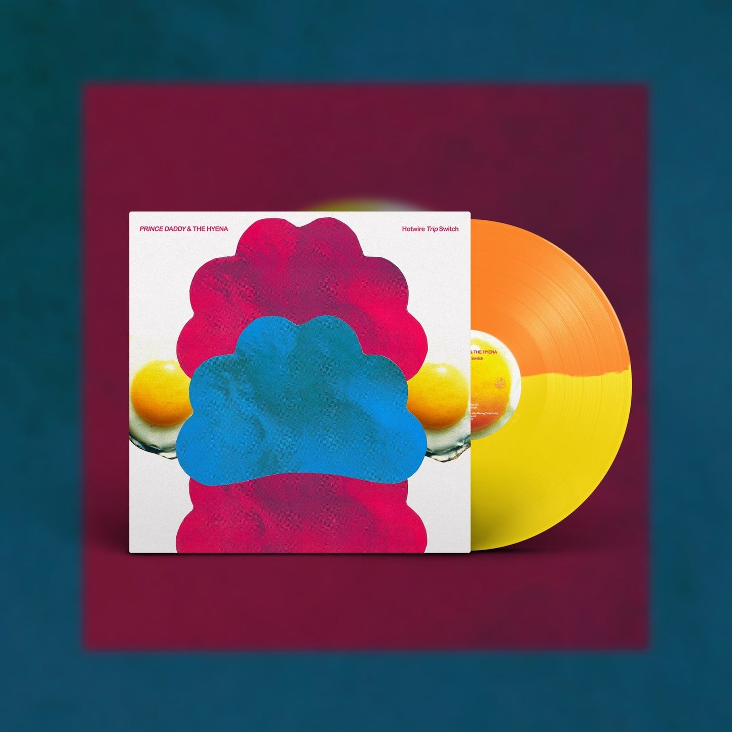 PRINCE DADDY & THE HYENA - Hotwire Trip Switch (IND EXL Half Orange/Half Lemon Yellow VINYL) | Mint (M) Mint (M)-