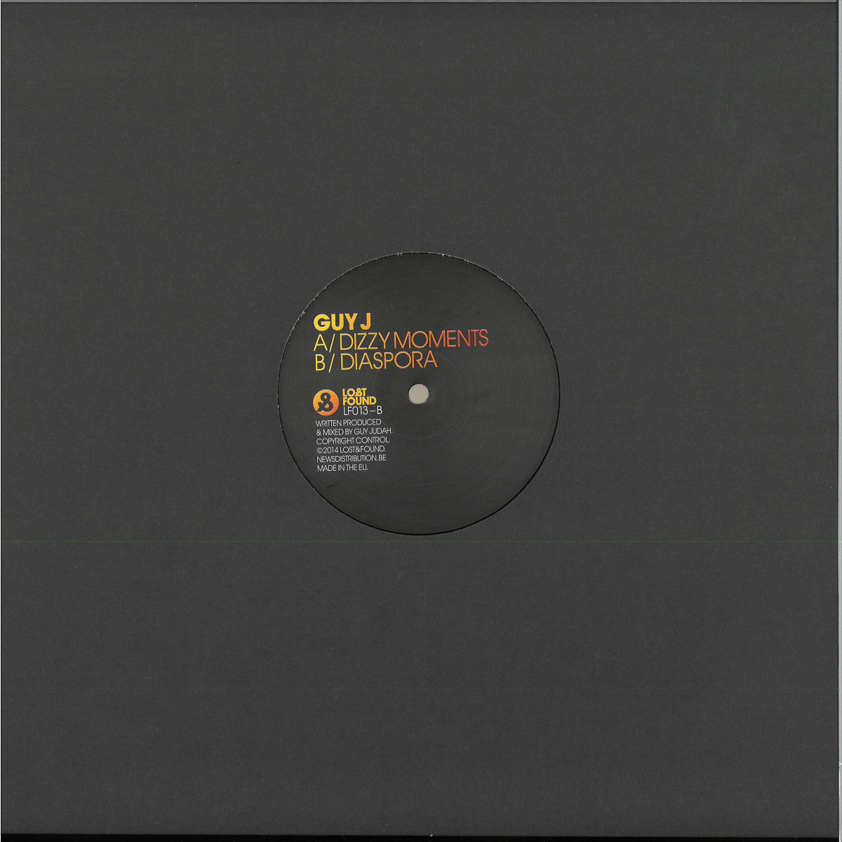 Guy J - Dizzy Moments (VINYL 12" Lost & Found LF013 2021) | NEW-