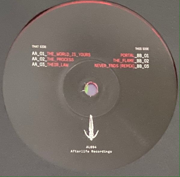 Mrak - The Pledge EP (TRANSLUCENT RED VINYL) | Mint (M) Mint (M)-