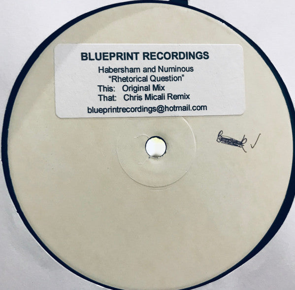 Habersham & Numinous - Rhetorical Question (12") | Near Mint (NM) Near Mint (NM)-