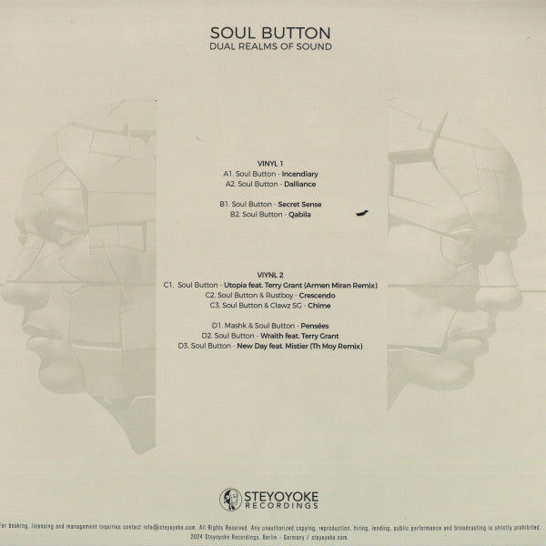 Soul Button - Dual Realms Of Sound 2x12" | Mint (M) Mint (M)-