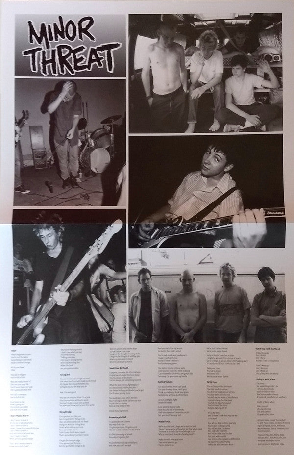 Minor Threat Minor Threat LP Mint (M) Mint (M)-