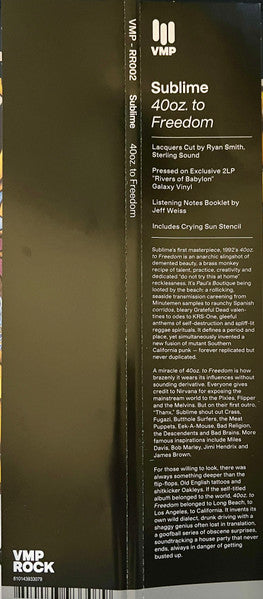 40oz. To Freedom (2xGALAXY VINYL - VMP) | Mint (M) Mint (M)-