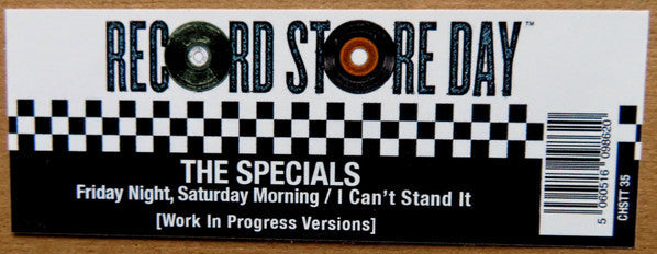 The Specials - Friday Night, Saturday Morning / I Can't Stand It (Work In Progress Versions) (VINYL 10" RSD) |-