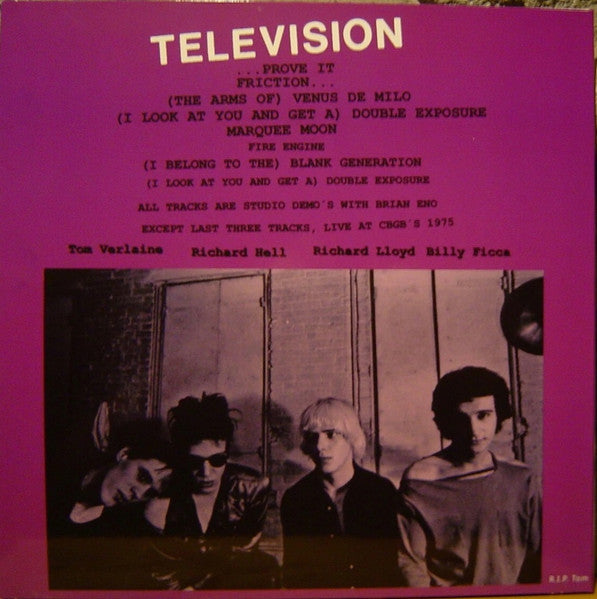 Television - Double Exposure (VINYL) |-