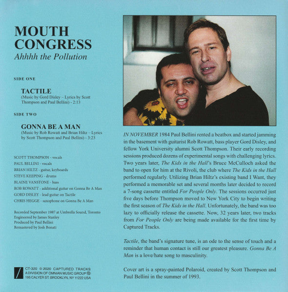 Mouth Congress - Ahhhh. The Pollution (7" VINYL) | Mint (M) Mint (M)-