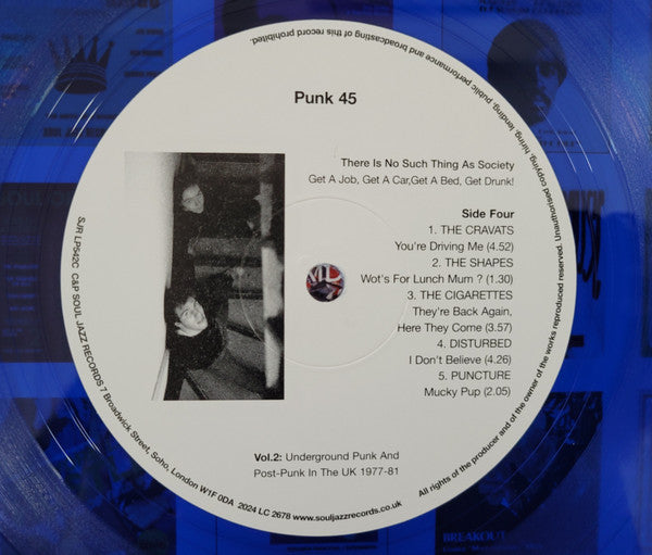 Various - Punk 45: There Is No Such Thing As Society | Mint (M) Mint (M)-