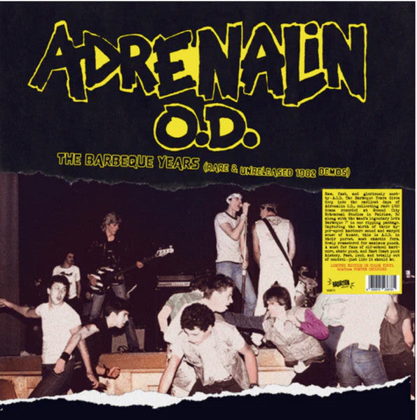 Adrenalin O.D. - The Barbeque Years (Rare & Unreleased 1982 Demos) (VINYL) | Mint (M) Mint (M)-