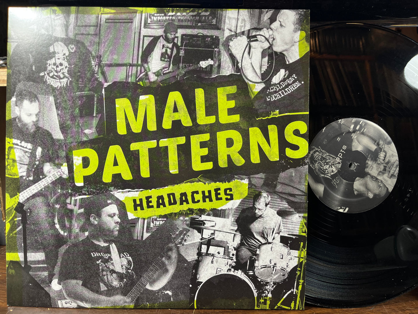 Male Patterns - Headaches (VINYL) | Near Mint (NM or M-)--