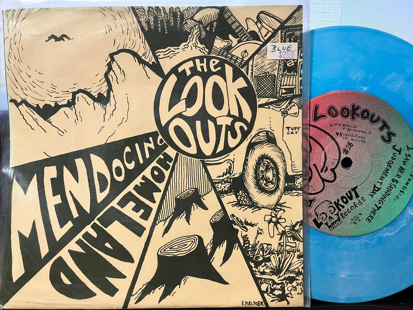 Lookouts - Mendocino Homeland (7" VINYL) | Near Mint (NM) Near Mint (NM)-