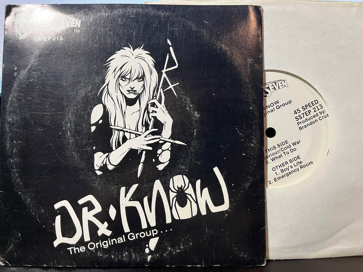 Dr. Know (3) - The Original Group ... (7" VINYL) | Near Mint (NM) Very Good Plus (VG+)--