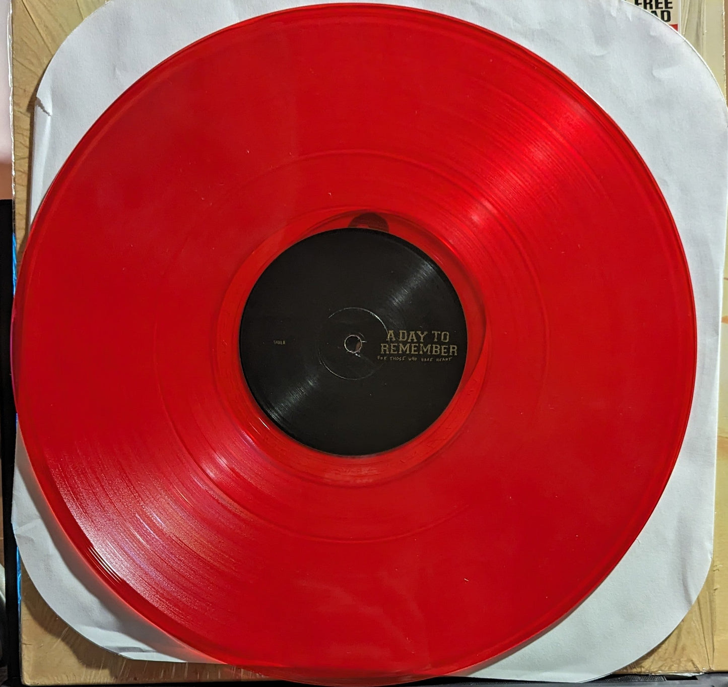 A Day To Remember - For Those Who Have Heart *CLEAR RED* | Near Mint (NM) Near Mint (NM)-
