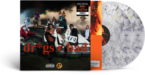 Lucki - Dr*Gs R Bad (IEX WIDESPINE CLEAR WHITE NOISE 2xVINYL) | Mint (M) Mint (M)-