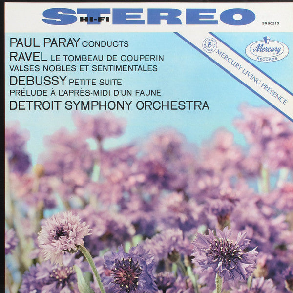 Ravel / Debussy / Paul Paray / Detroit Symphony Or - Le Tombeau De Couperin - Valses Nobles Et Sentimentales - Petite Suite - Prélude A L'Aprés-Midi D'Un Faune |-