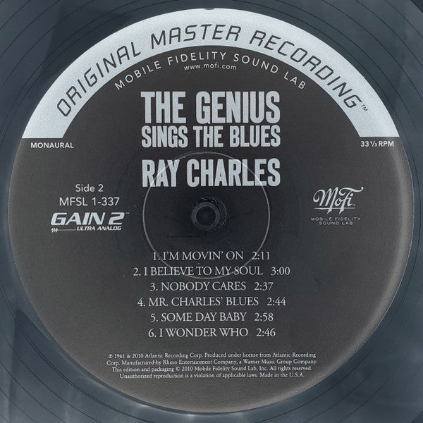 Ray Charles - The Genius Sings The Blues | Mint (M) Mint (M)-