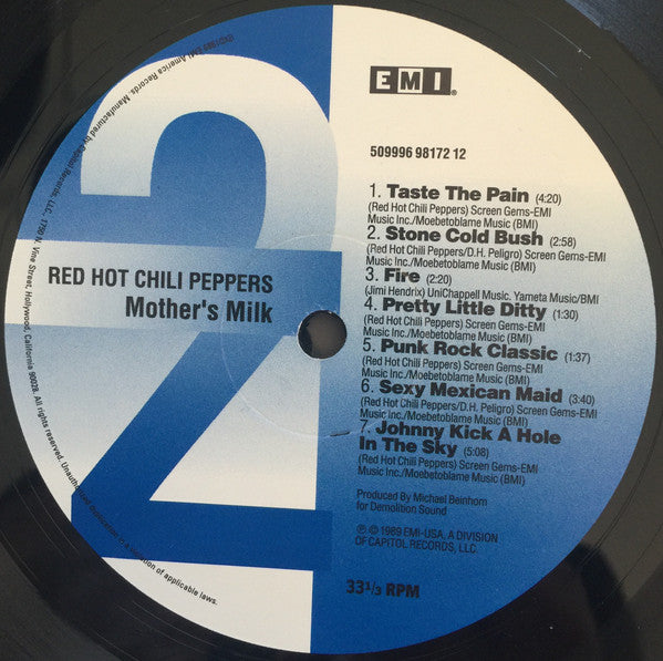 Red Hot Chili Peppers - Mothers Milk | Mint (M) Mint (M)-