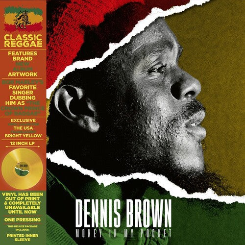 Dennis Brown - Money in My Pocket (Yellow VINYL) | Mint (M) Mint (M)-