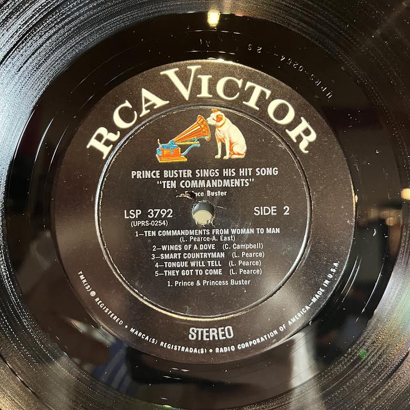 Prince Buster - Sings His Hit Song Ten Commandments *SHRINK* | Near Mint (NM) Near Mint (NM)-