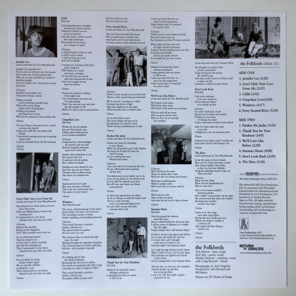The Folklords - Release The Sunshine | Mint (M) Mint (M)-