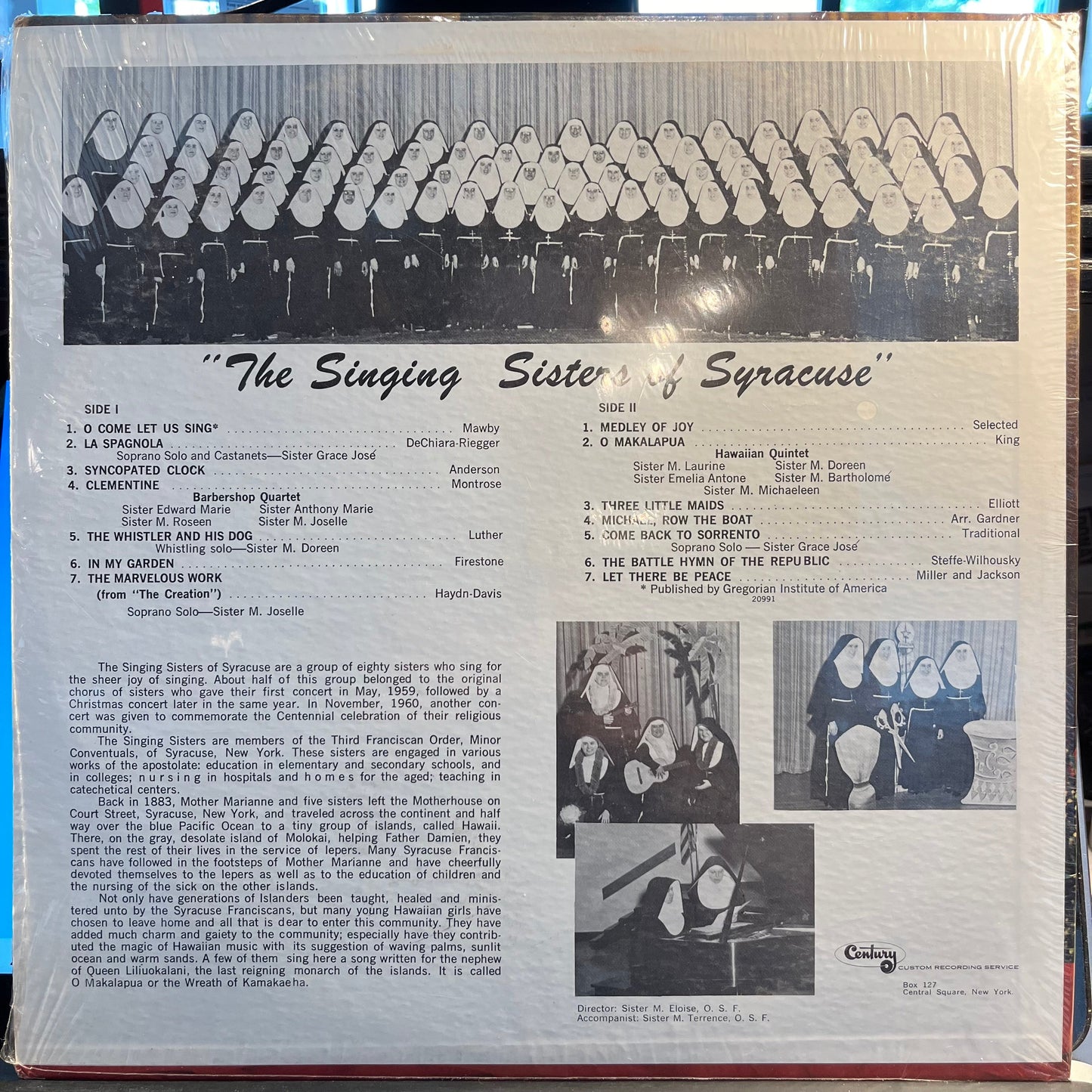 The Singing Sisters Of Syracuse - The Singing Sisters Of Syracuse | Mint (M) Near Mint (NM)