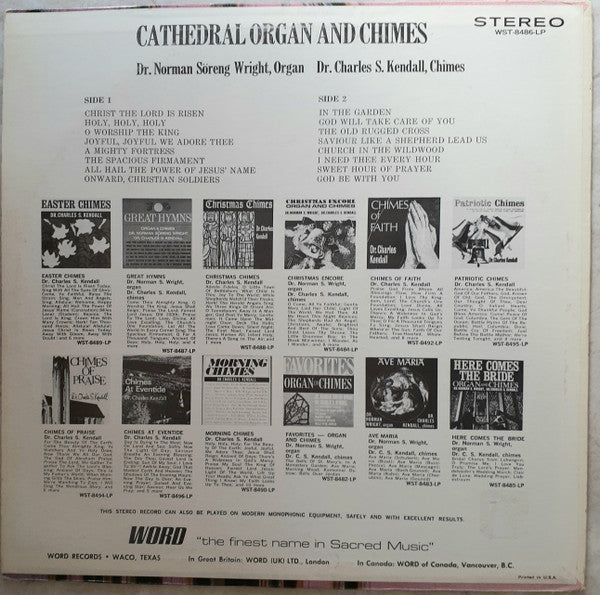 Dr. Norman Söreng Wright - Cathedral Organ And Chimes | Mint (M) Near Mint (NM)