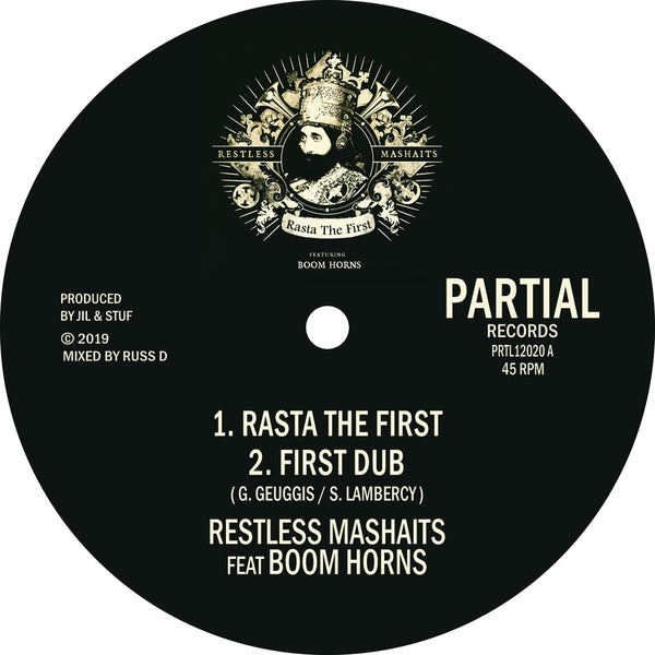 RESTLESS MASHAITS FEAT. BOOM HORNS - Rasta the First (VINYL) | Mint (M) Mint (M)-