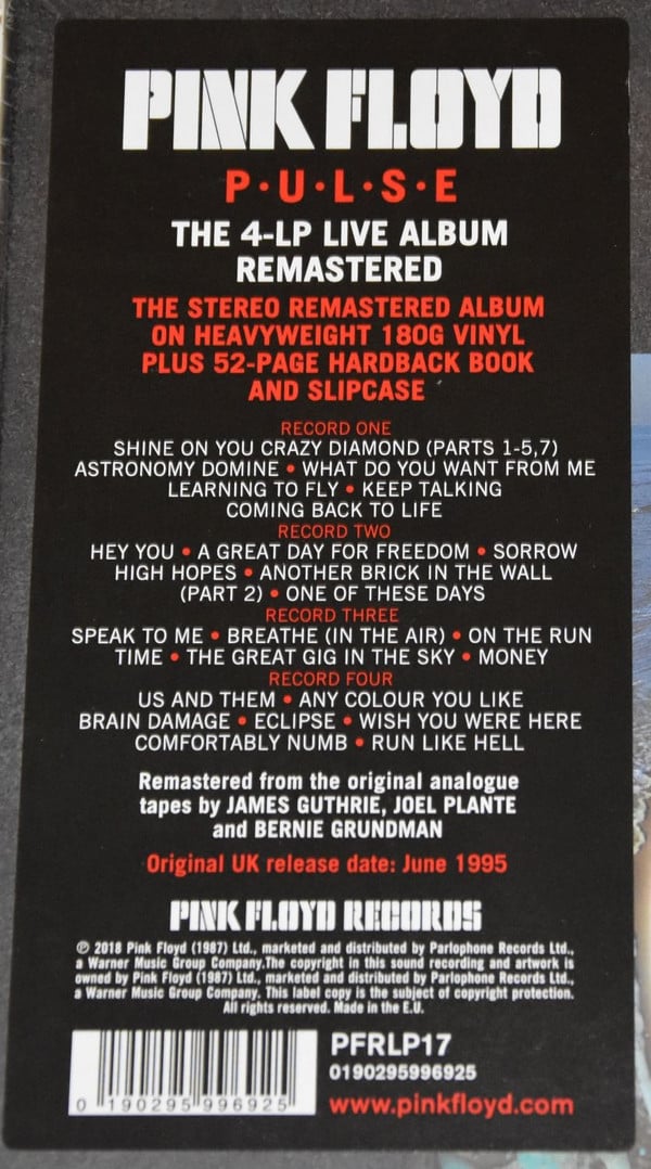 Pink Floyd - Pulse (BOXSET) | Mint (M) Mint (M)-