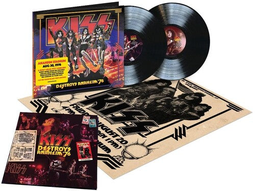 Kiss - (PRESALE 8/21/26) KISS Destroys Anaheim '76 (180G VINYL 2xLP UME 2026) | NEW-