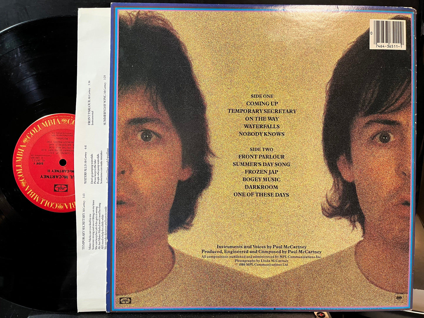 Paul McCartney - McCartney II (VINYL LP MPL FC 36511) | USED Near Mint (NM or M-) Near Mint (NM)--