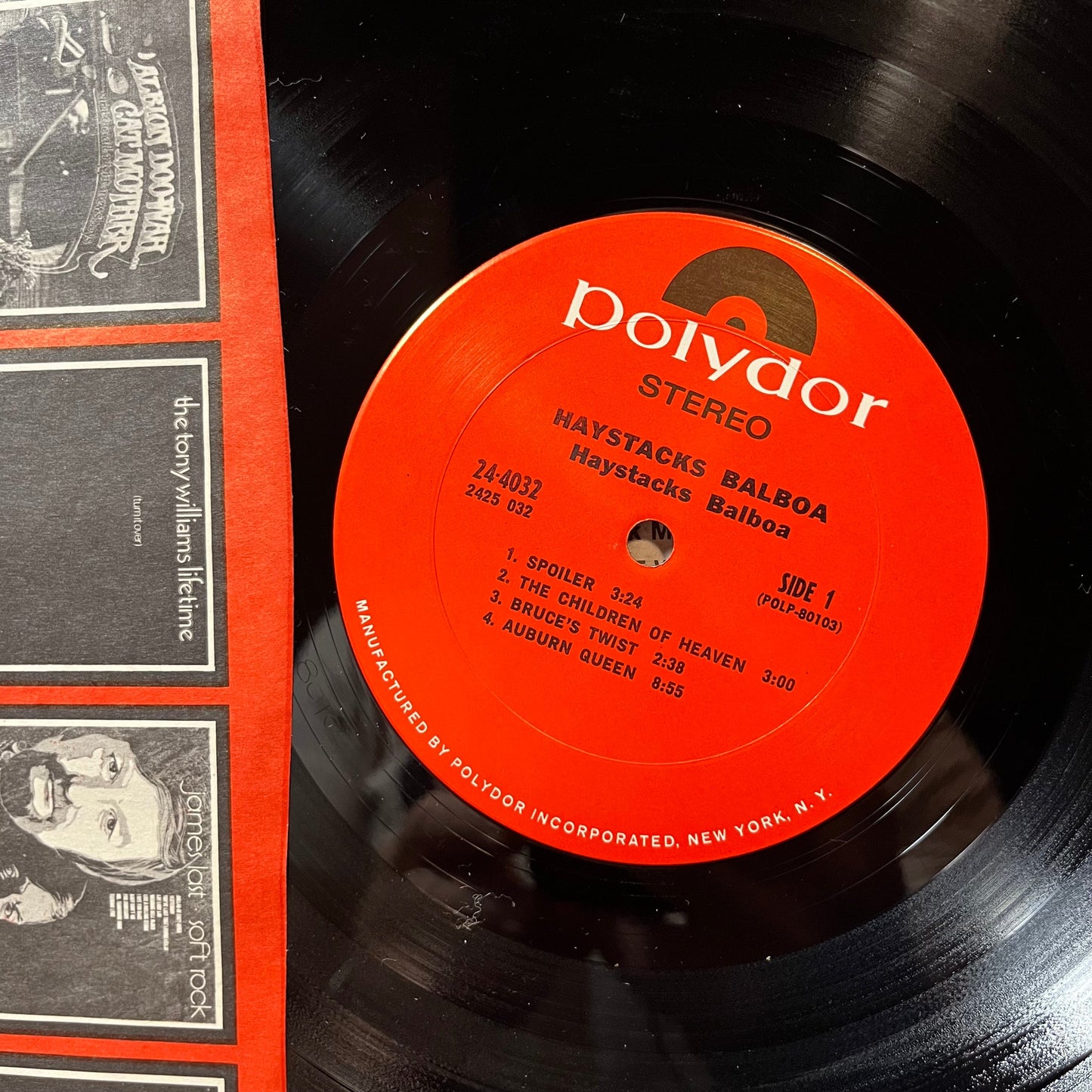 Haystacks Balboa - Haystacks Balboa (VINYL LP POLYDOR 2425 032 1970) | USED Near Mint (NM or M-) Very Good (VG)-