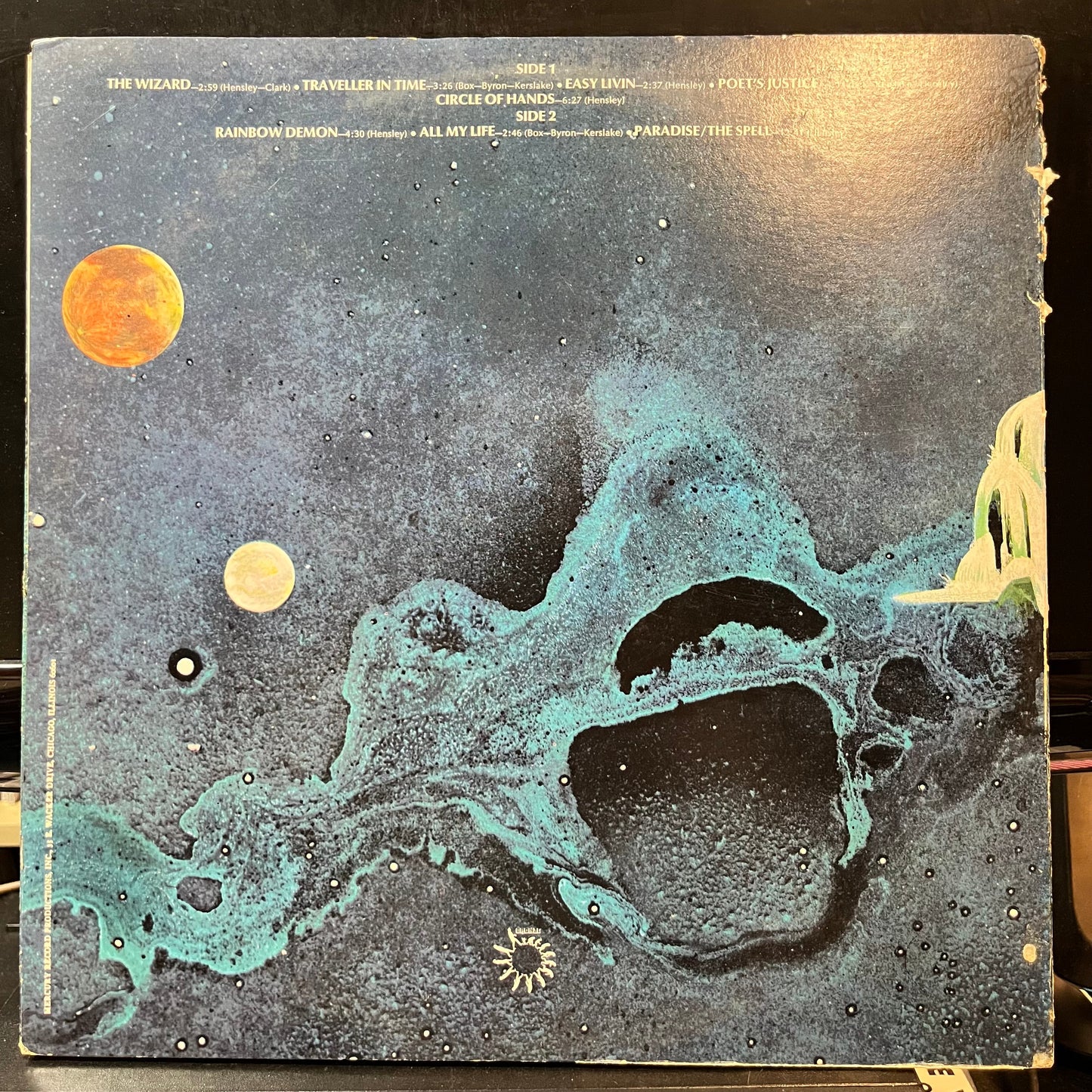 Uriah Heep - Demons And Wizards (VINYL LP BRONZE SRM 1 630 1972) | Near Mint (NM or M-) Very Good Plus Plus (VG++)--