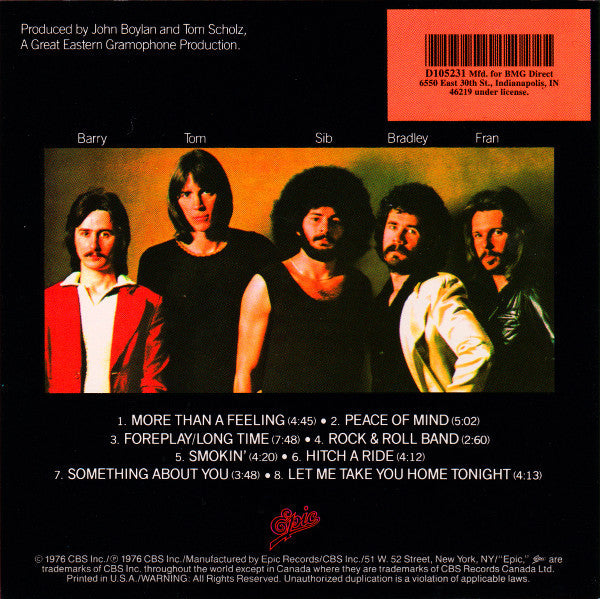 Boston (CD) | Mint (M) Excellent (EX)-