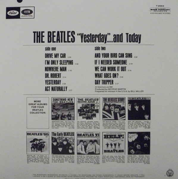 The Beatles - Yesterday And Today (BLUE VINYL) | Mint (M) Mint (M)-