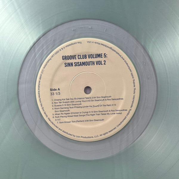 Sinn Sisamouth - Groove Club Vol. 5: Sinn Sisamouth Vol. 2 (COKE BOTTLE CLEAR / NUMBERED) | Mint (M) Mint (M)--