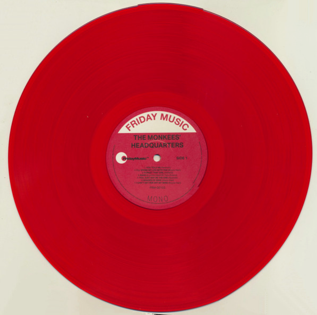 The Monkees - Headquarters (LTD Translucent Red VINYL LP Friday FRM-00103) | NEW-