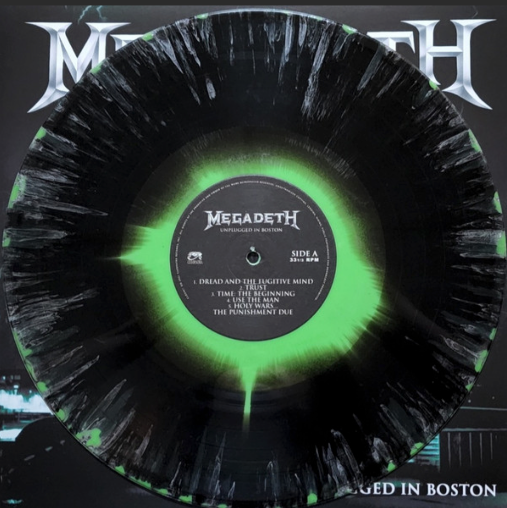 Megadeth - Unplugged In Boston (Green & Black Splatter VINYL LP Cleopatra CLO2749) | NEW-